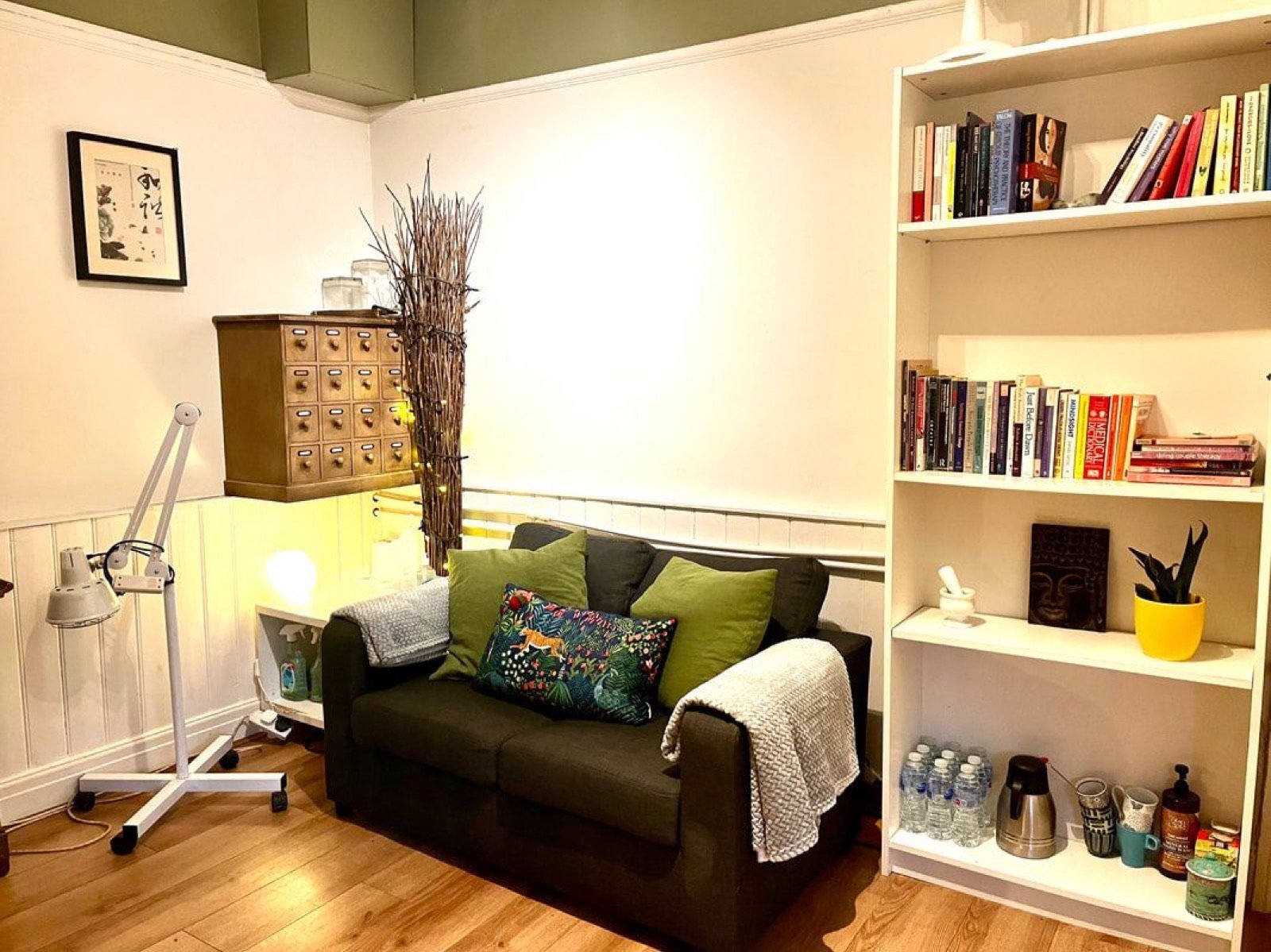 Therapy room seating area